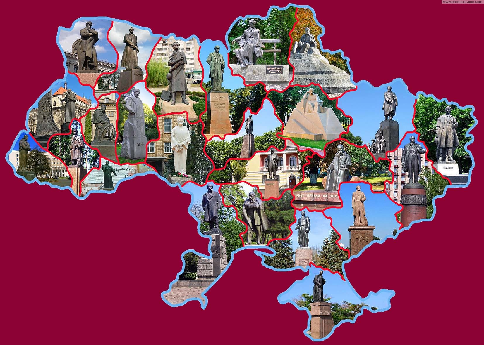 Monuments to Taras Shevchenko (1814–1861)